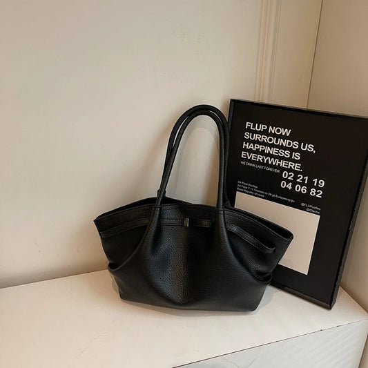 Genuine Leather Elegant Large Capacity Tote Bags