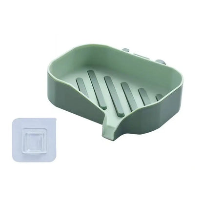 New Transparent Plastic Wall Mounted Drain Soap Box