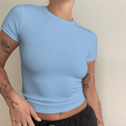 Womens Sportwear Short Sleeve Gym Tops