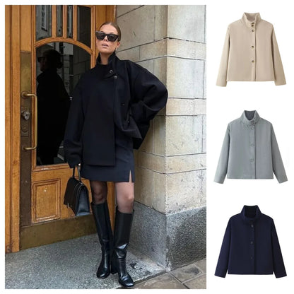Stand Collar Long Winter Coats
