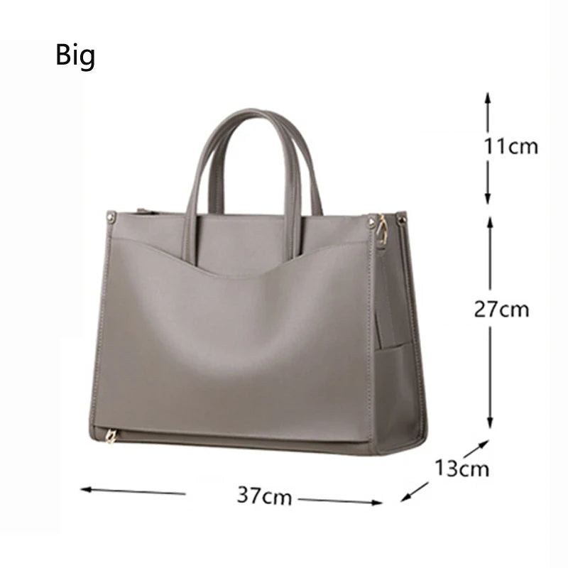 Homme Fashion Brown Soft Leather Handbags