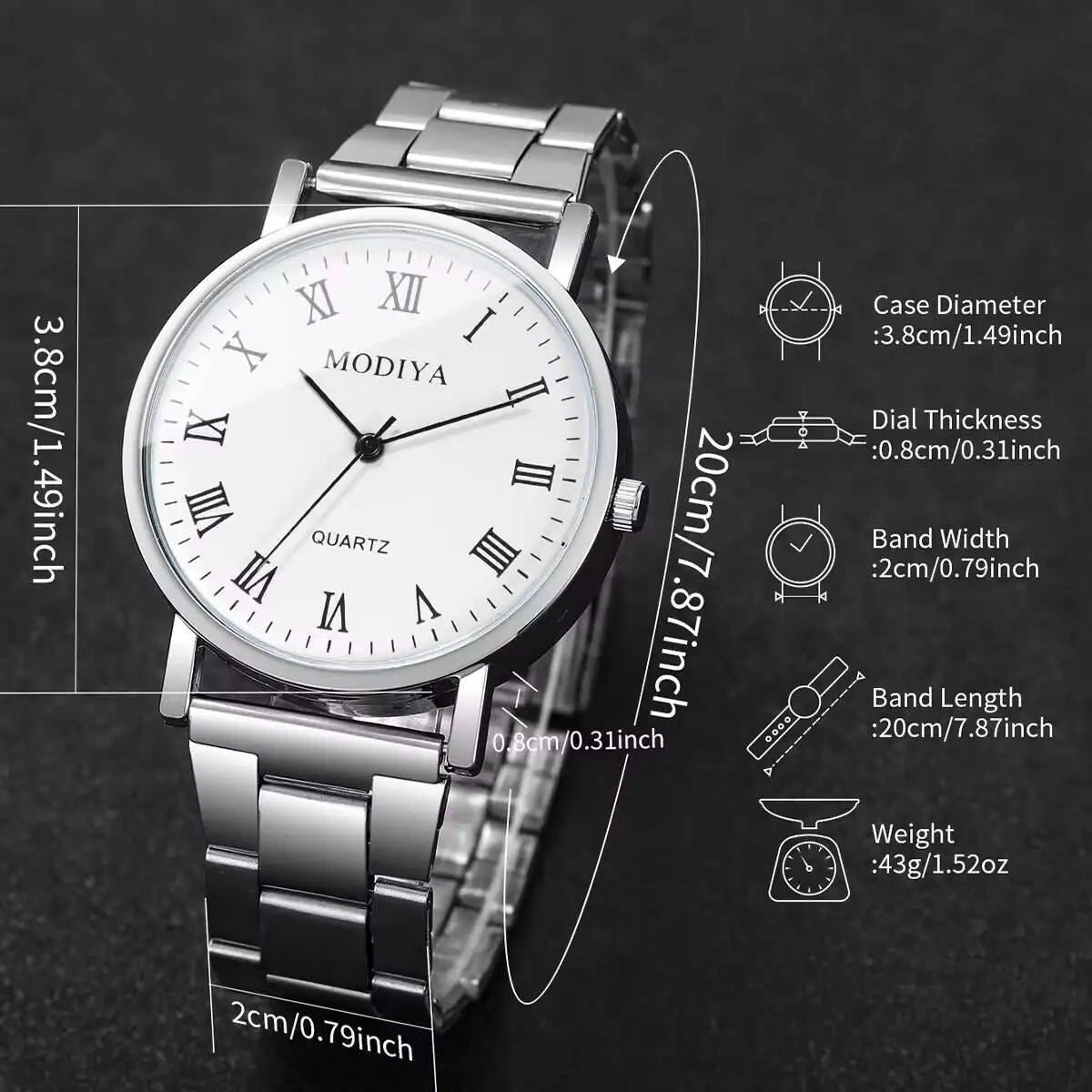 Mens Elegant Look Classic Dial Analog Watch