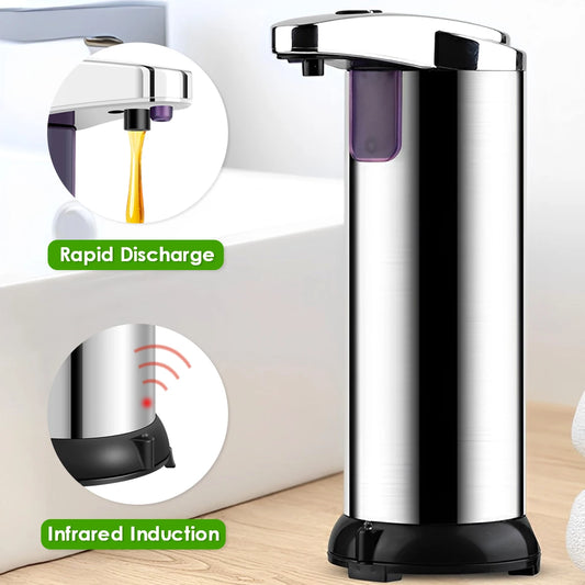 Automatic Liquid Soap Dispenser Smart Bathroom Accessories Set