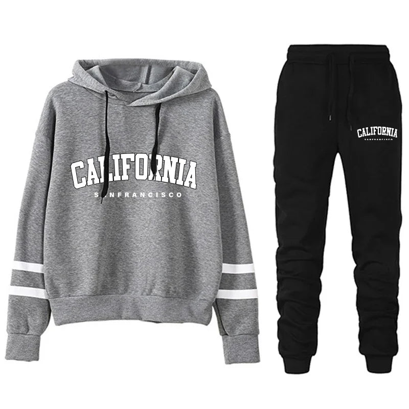 Womens Los Angeles California Tracksuit Sets