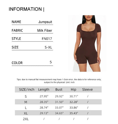 Summer Backless Sexy Bodysuit for Women – Sleeveless Costume, Nightclub Party, Beach Romper Jumpsuit