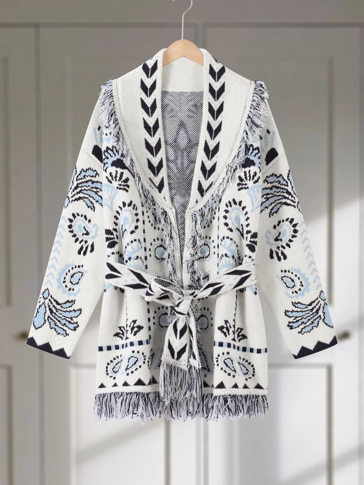 American Vintage Jacquard Chic Sweater