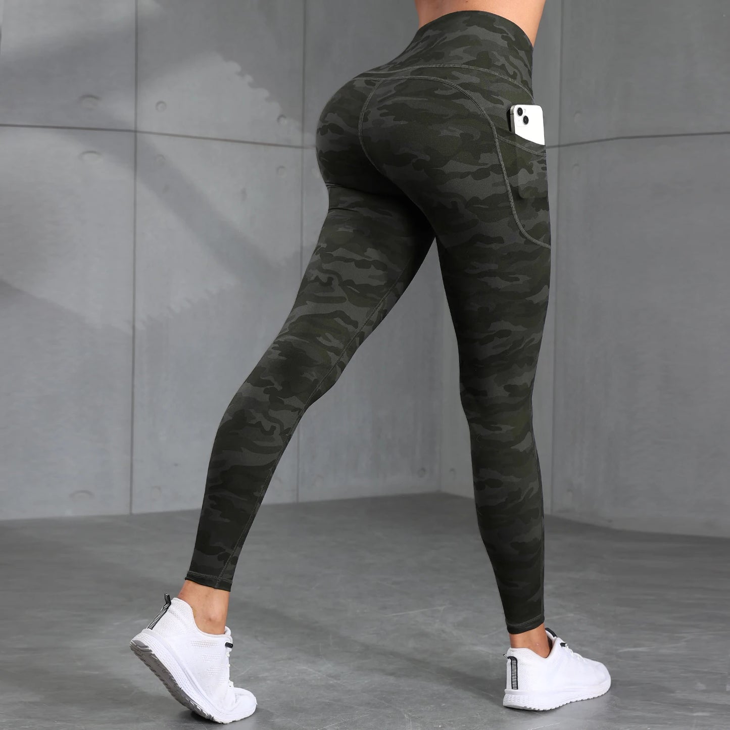 High Waist Camouflage Pants