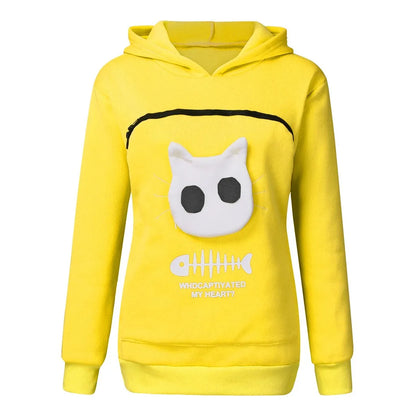 Cat Lover Front Carrier Pack Kangaroo Hoodies