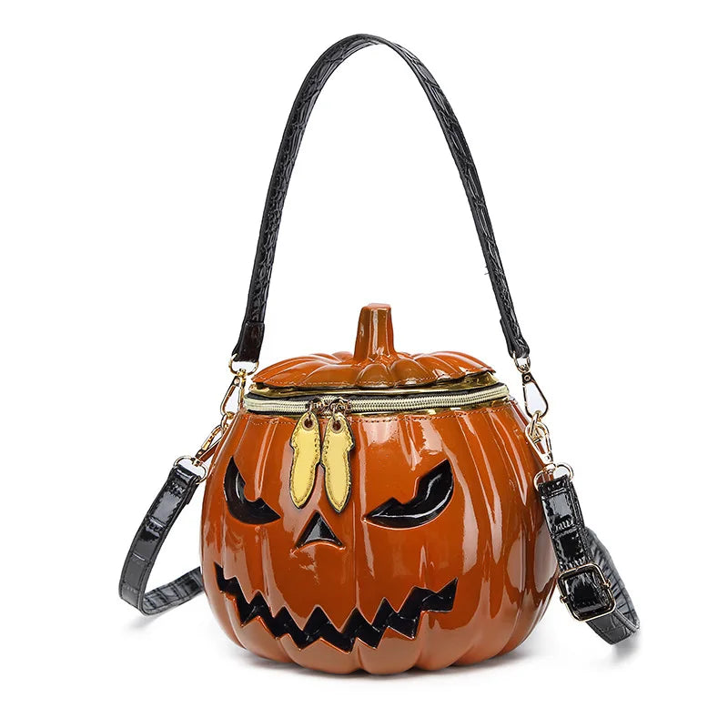 Halloween Style Pumpkin Messenger Bag