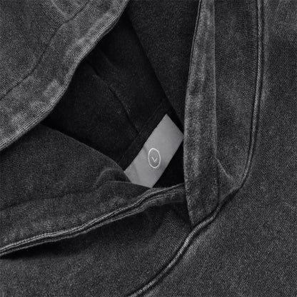 Vintage Denim Hoodie For Women Harajuku Streetwear Jean Pullover Sweatshirt