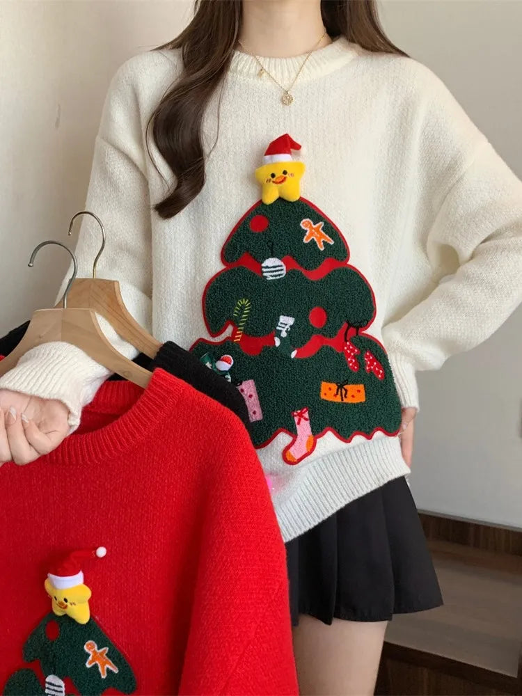 Christmas Themed Casual Sweater For Women
