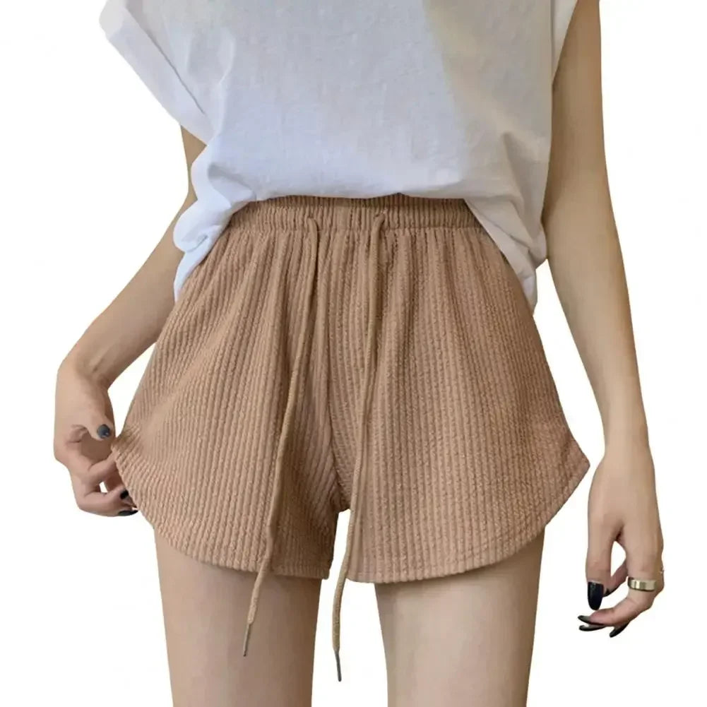 High Elastic Waist Lace Up Super Comfort Summer Women Shorts