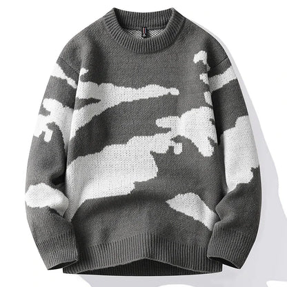 Cartoon Cloud Companions Sweater