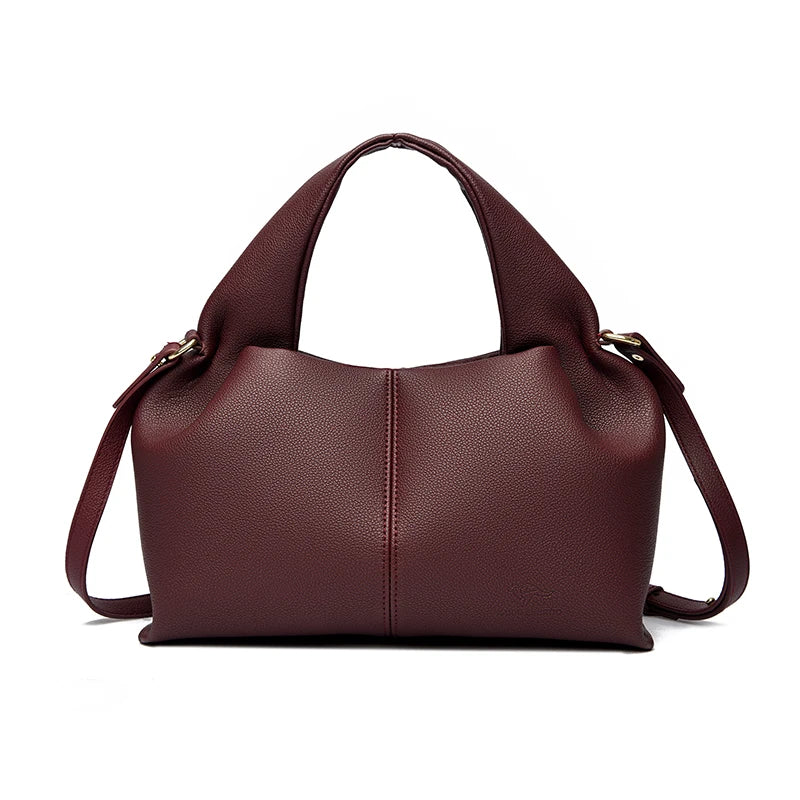 Designer Luxury Genuine Leather Womens Shoulder Tote Bag