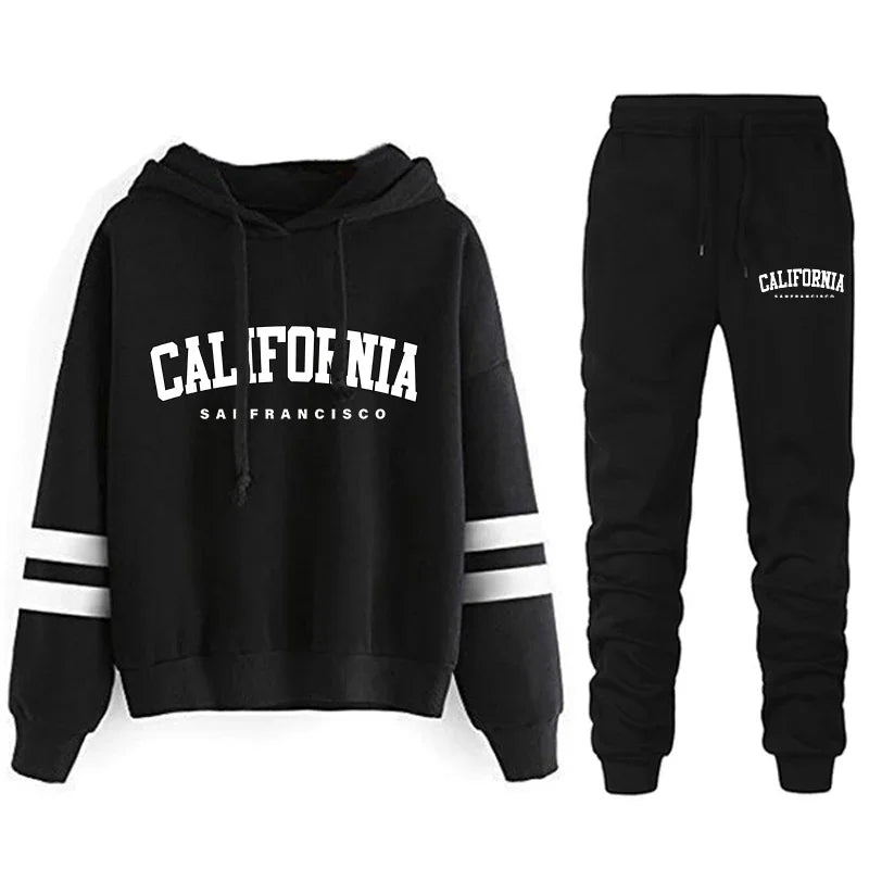 Womens Los Angeles California Tracksuit Sets