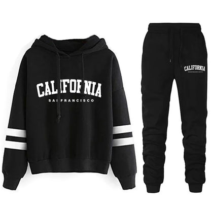 Womens Los Angeles California Tracksuit Sets