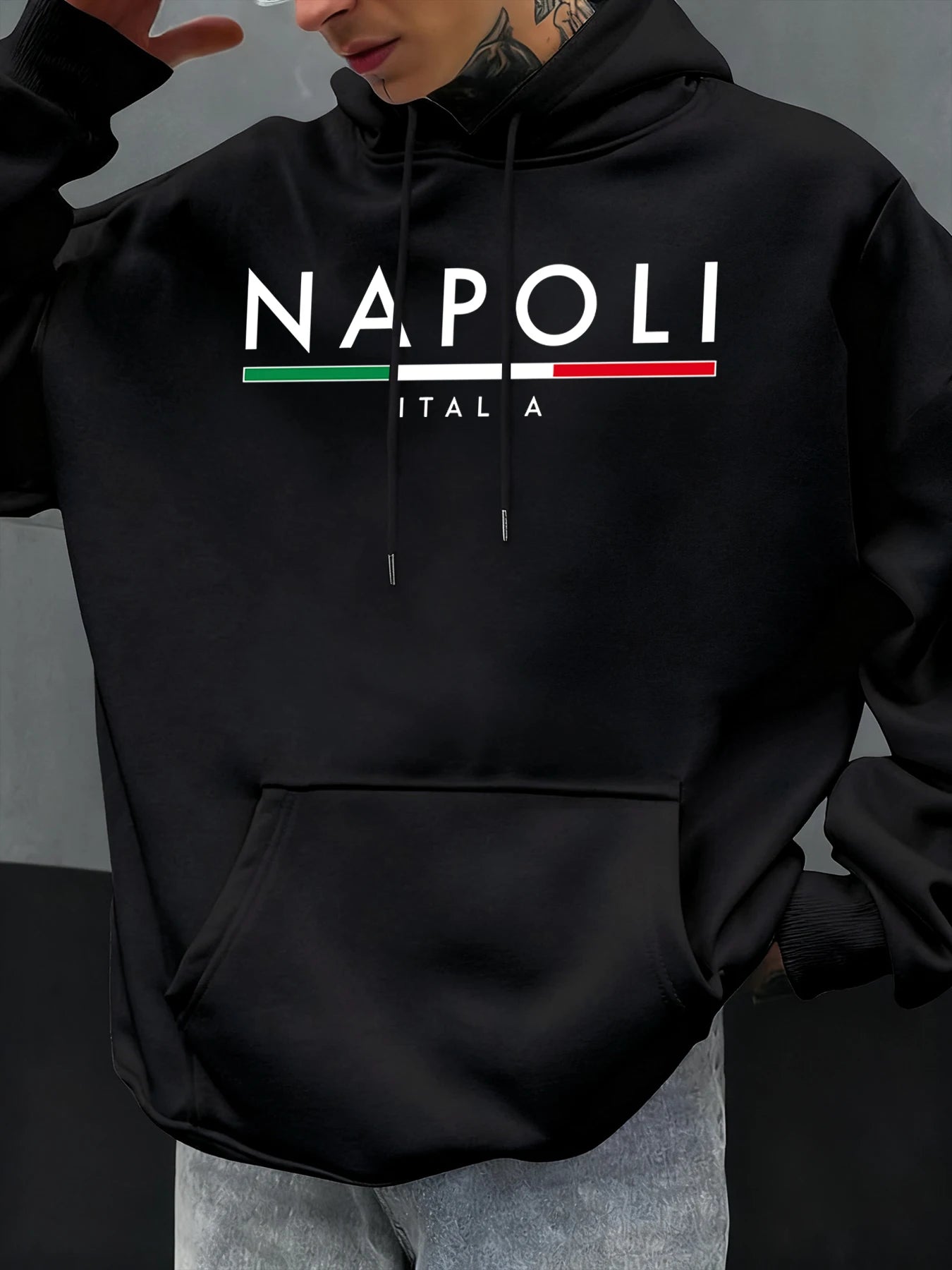 Native Land Letter Printed Cool Cotton Hoodies