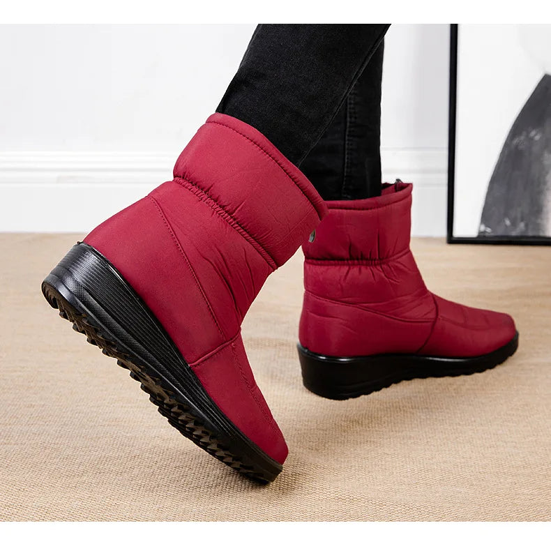 Womens Winter Front Up Zipper Cool Boots