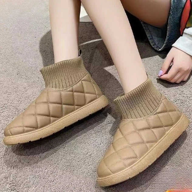 2025 New Winter Boots For Women Snow Boots With Thick Fur Non Slip Waterproof High Boots Big Size