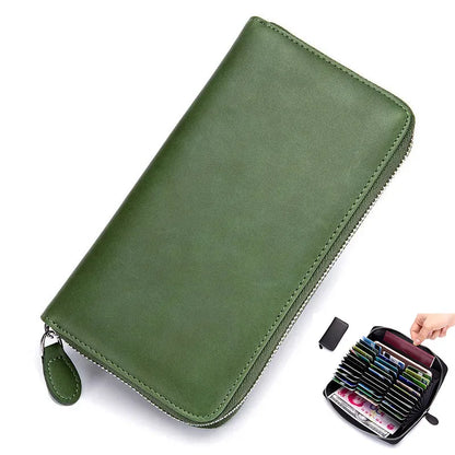 Womens Large Long Card Holder Wallets