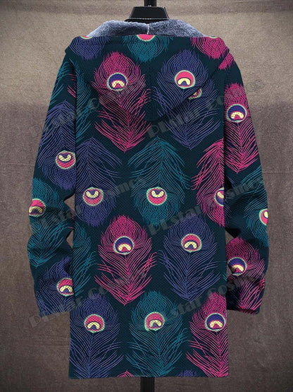 Abstract Art Cat Pattern Knit Pullover 3d Printed Winter Sweater For Unisex Casual Style