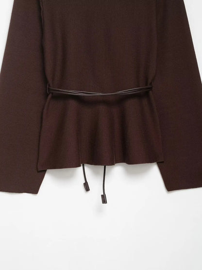 2025 Belted Knit Cardigan for Women – Trendy Streetwear Style