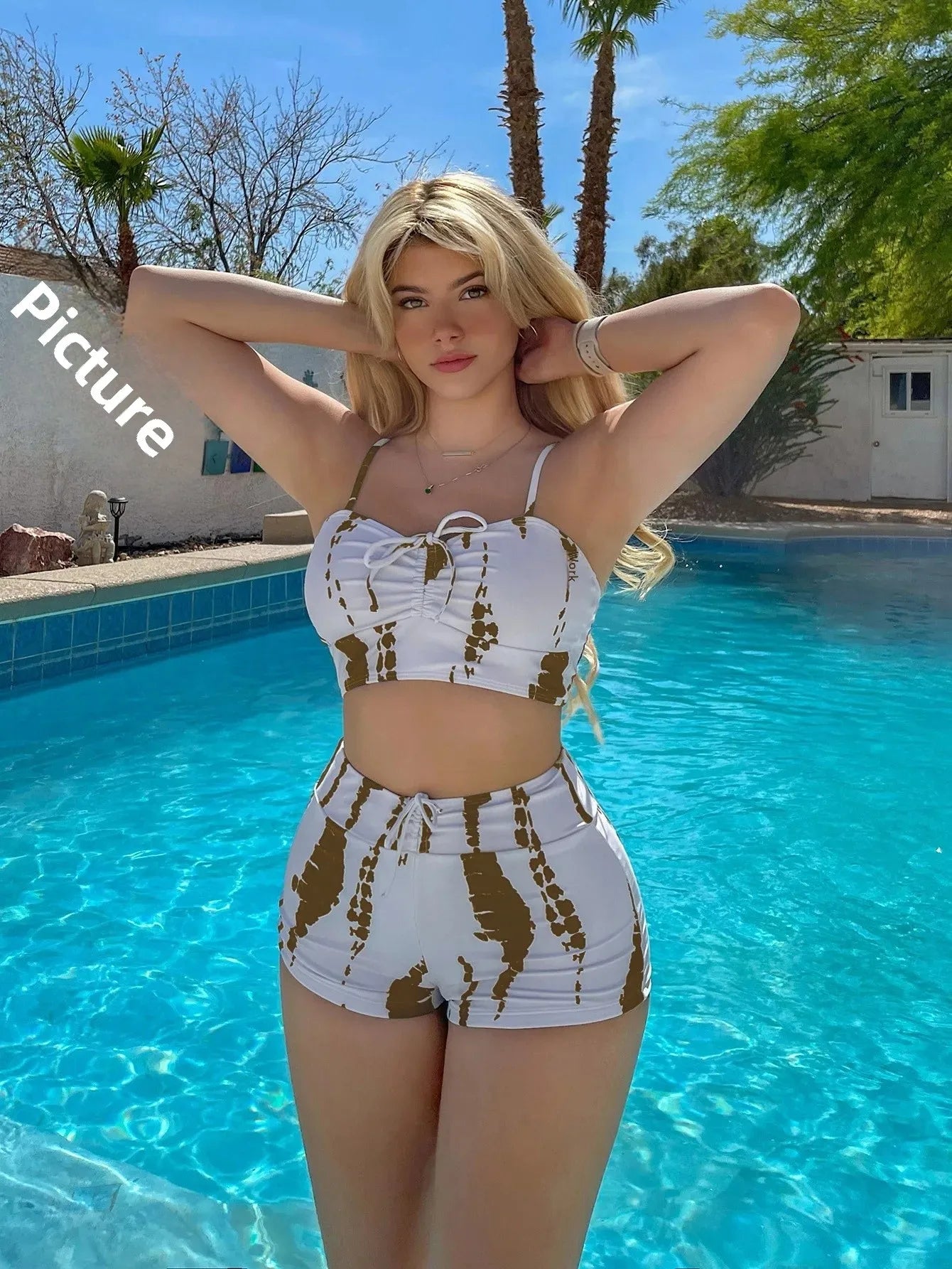 Ibiza Vibe Tie-Dye Two-Piece Bikini Set