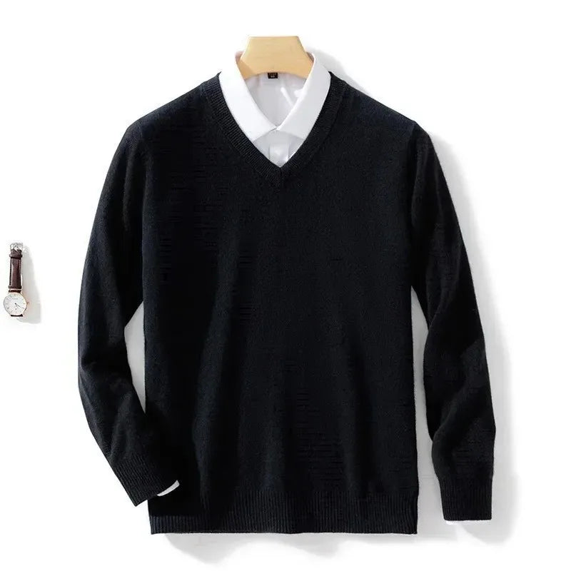 2024 Luxury Cashmere Sweater Designer Ripped Hole Fashion For Men