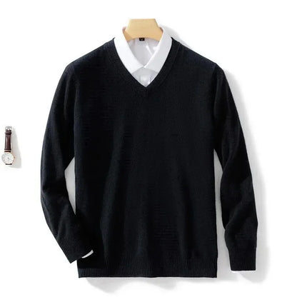 2024 Luxury Cashmere Sweater Designer Ripped Hole Fashion For Men