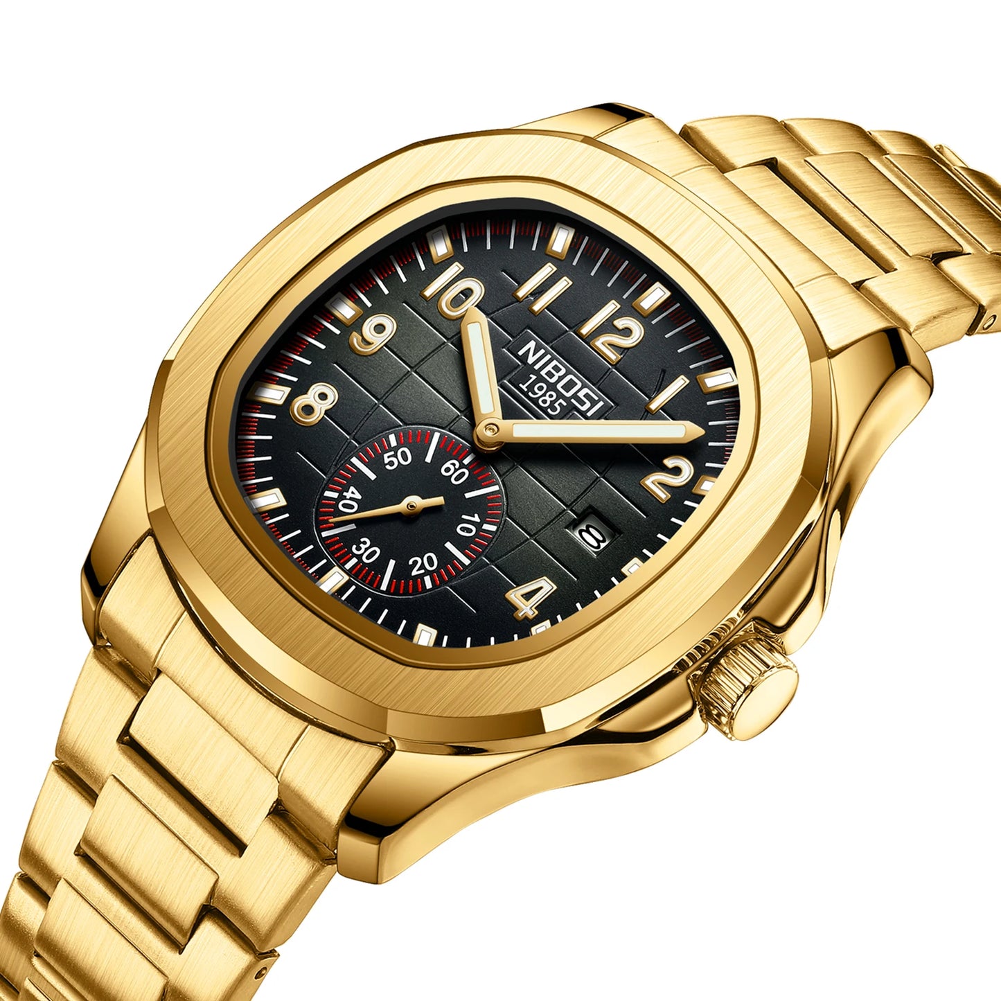 Mens 3bar Water Resistance Luxury Leather Band Watches