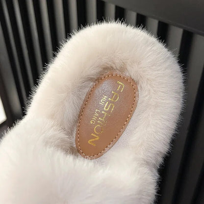 Super Soft Anti-Slip Plush Women's Slippers