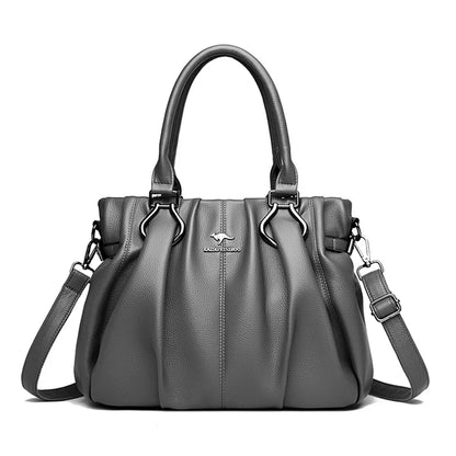 Designer Luxury Genuine Leather Soft Tote Bags For Women