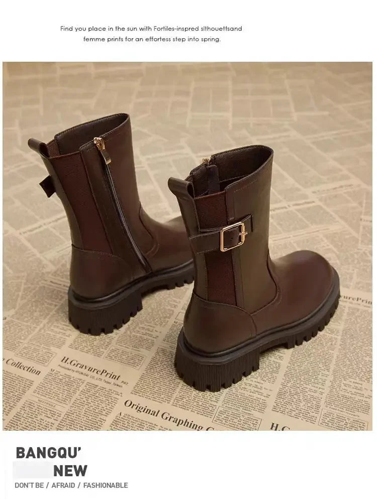 Womens Thick Sole Soft Casual Shoes Boots