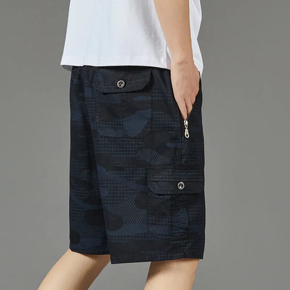 Casual Summer Style Mens Cotton Camouflage Shorts