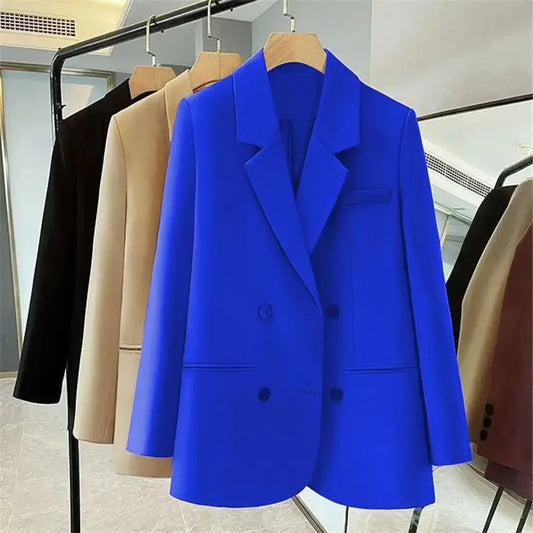 Office Fashion Open Stitch Thin Blazers