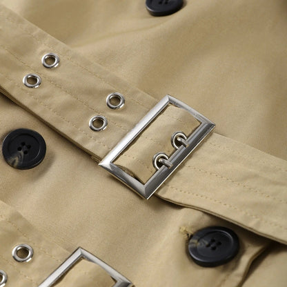 Oversize Long Single Breasted Womens Trench Coat