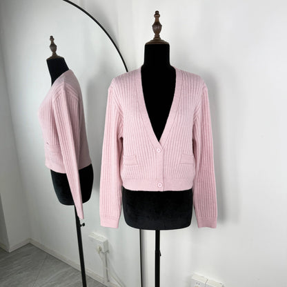 Coquette Pink Fur Trim Cardigan Aesthetic Cute Soft Girl Outfit Inspo