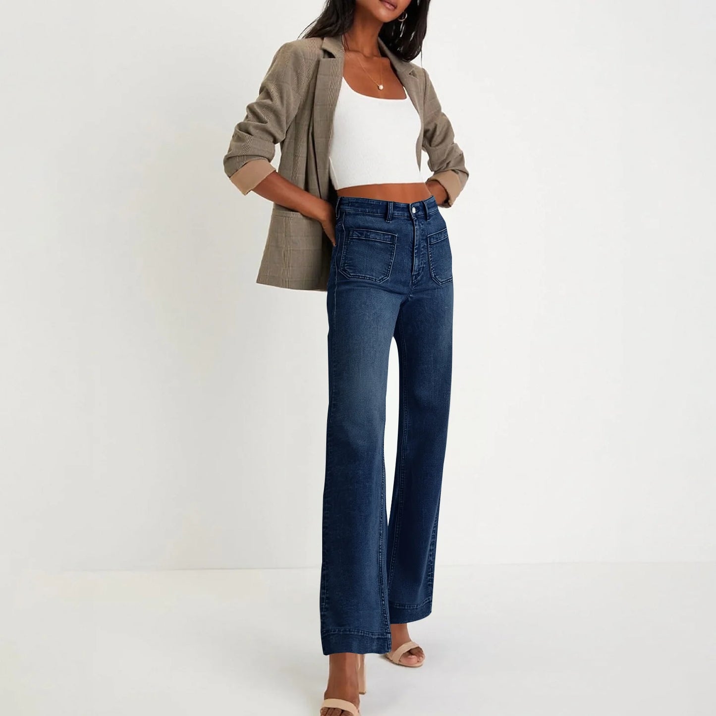 Regular Fit Casual Blue Denim Jeans