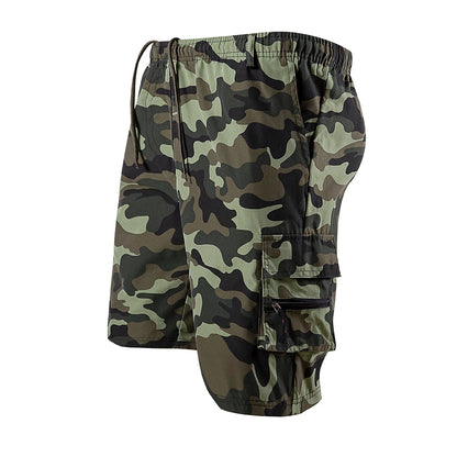 Green Flap Army Tactical Summer Mens Cargo Shorts
