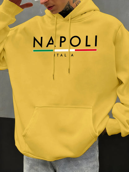 Native Land Letter Printed Cool Cotton Hoodies