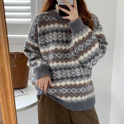 Knitwear Thick Loose Women Sweaters