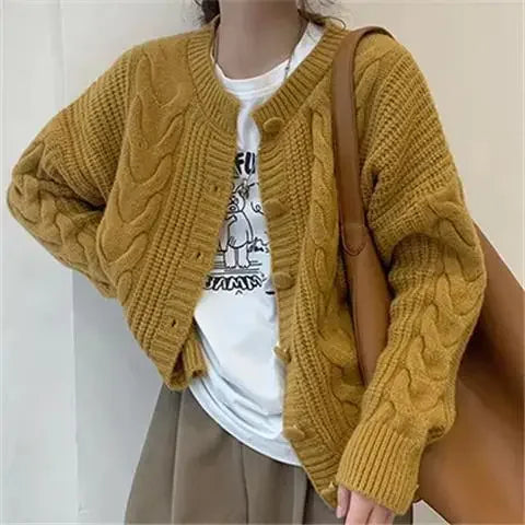 Womens Button Clouse Cardigan Sweaters