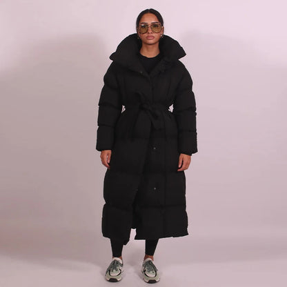 2025 New Womens Winter Parka Thick Warm Hooded Down Cotton Coat Loose Puffer Jacket Windproof Snow Overcoat With Pockets