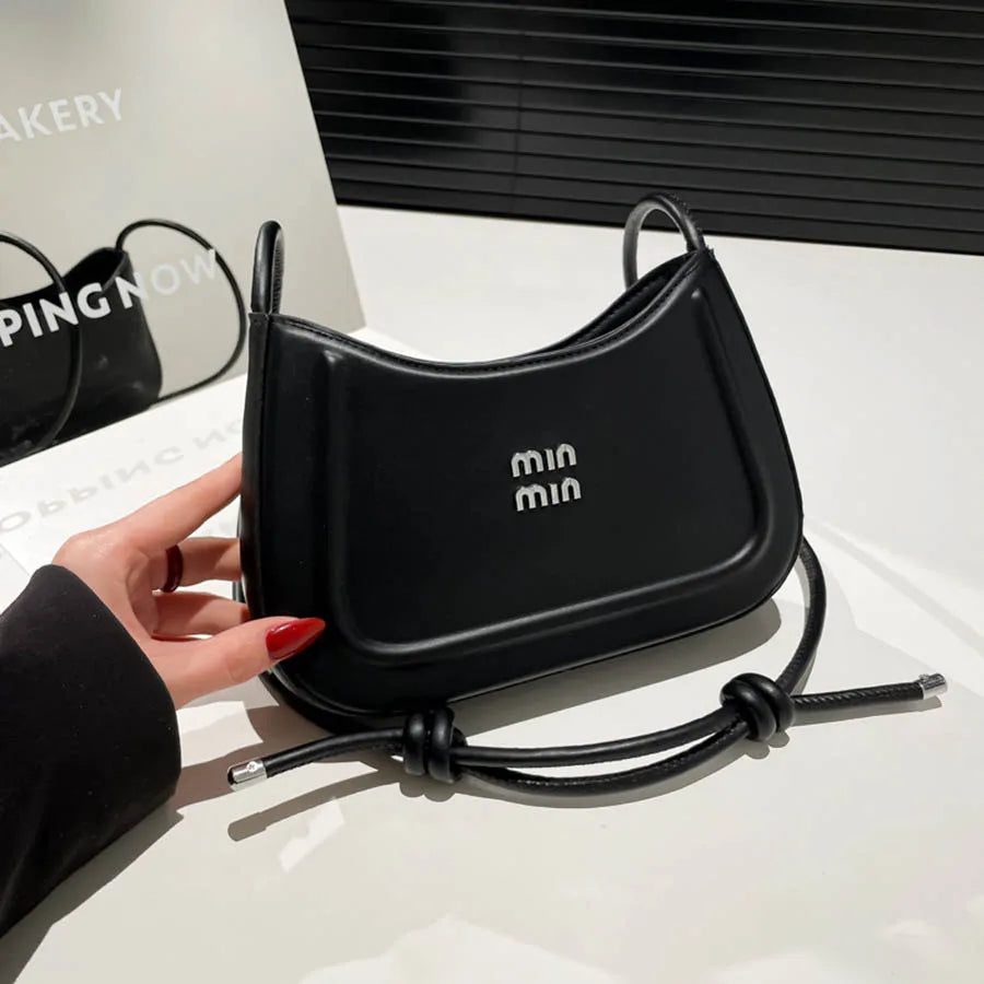 2025 Womens Trendy Frosted Handbag Stylish Single Shoulder Crossbody Bag With Hairball Charm