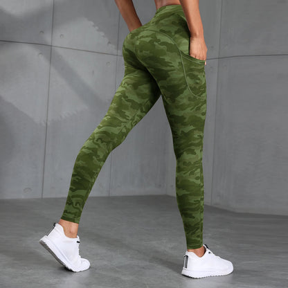 High Waist Camouflage Pants