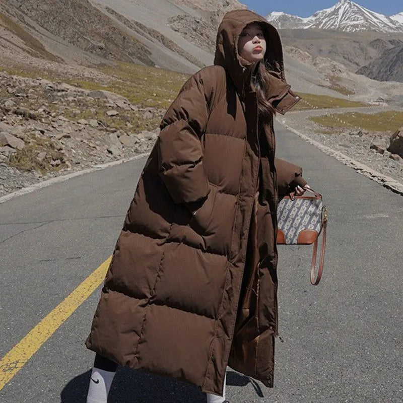 2025 Womens Winter Parka Jacket Slim Fit Stand Collar Casual Streetwear Warm Autumn Winter Coat For Women