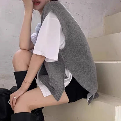 Autumn Fashion Korean Plus Size Vests