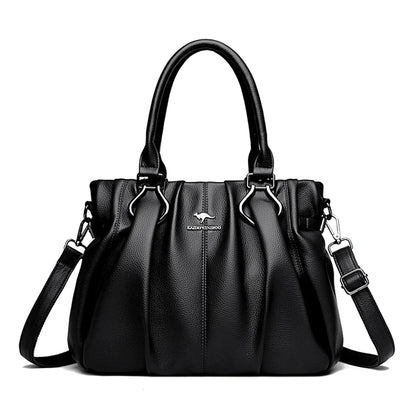 Designer Luxury Genuine Leather Soft Tote Bags For Women