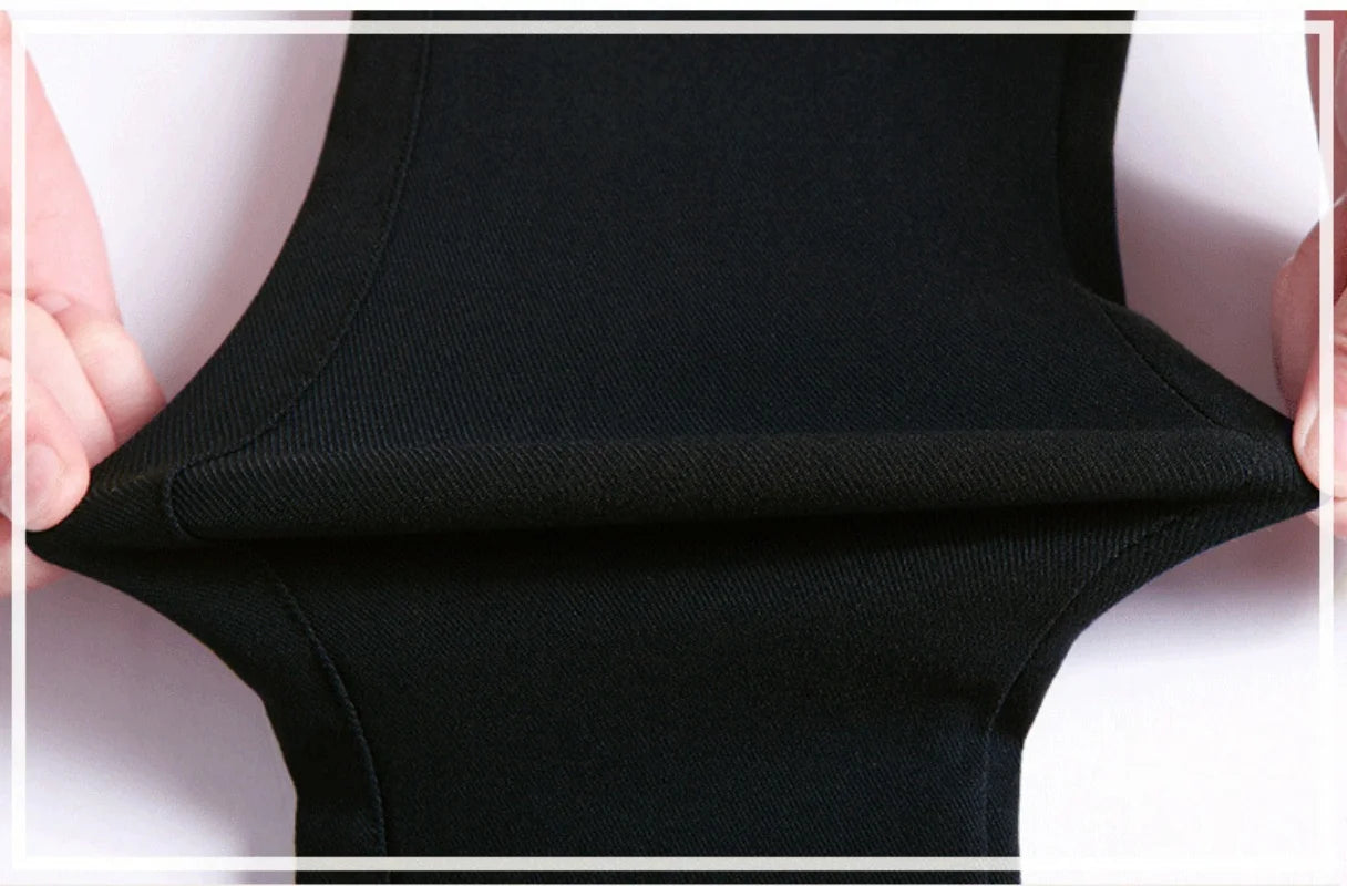 Women’s High Waist Pencil Pants – Slim Fit Office Ankle Trousers