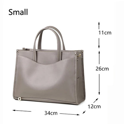 Homme Fashion Brown Soft Leather Handbags